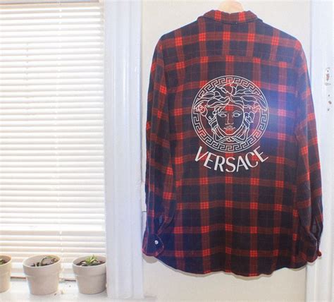 Versace flannel sweatshirt